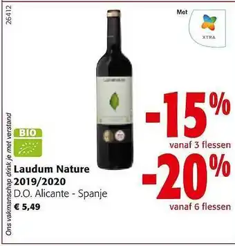 Colruyt Laudum nature aanbieding