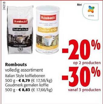 Colruyt Rombouts aanbieding