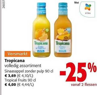 Colruyt Tropicana aanbieding
