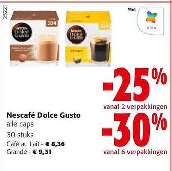 Colruyt Nescafe dolce gusto aanbieding