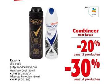 Colruyt Rexona aanbieding