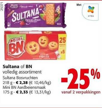 Colruyt Sultana of bn aanbieding