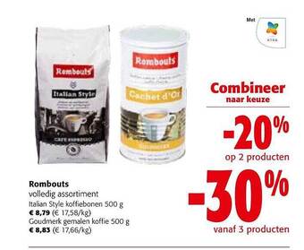 Colruyt Rombouts aanbieding