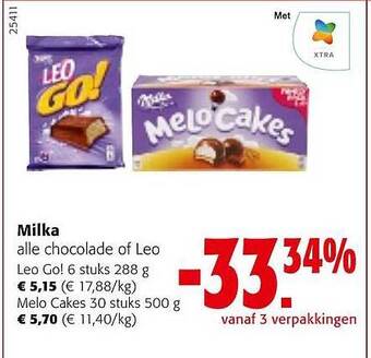 Colruyt Milka aanbieding