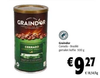 Colruyt Graindor gemalen koffie aanbieding