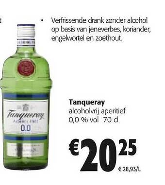 Colruyt Tanqueray aanbieding