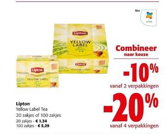 Colruyt Lipton aanbieding