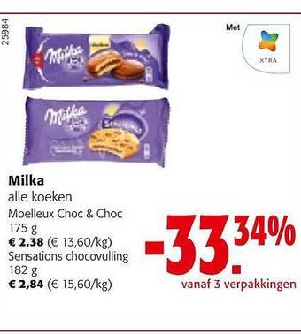 Colruyt Milka aanbieding