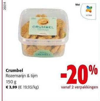 Colruyt Crumbel aanbieding