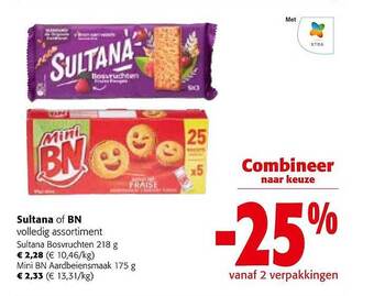 Colruyt Sultana of bn aanbieding