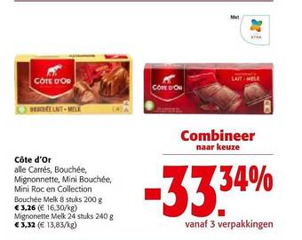Colruyt Côte d'or aanbieding