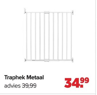Baby-Dump Traphek metaal aanbieding