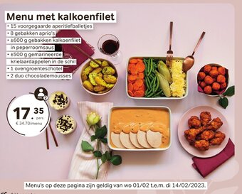 Bon Ap Menu met kalkoenfilet aanbieding