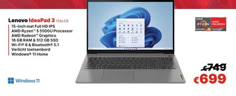 IT Resellers Lenovo ideapad 3 15ALC6 aanbieding