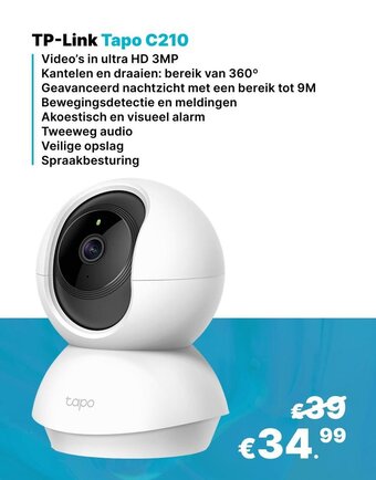 IT Resellers TP-Link tapo c210 aanbieding