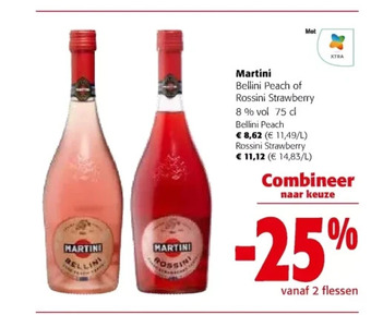 Colruyt Martini bellini peach aanbieding