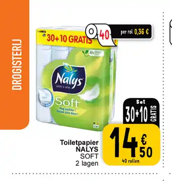 Cora Nalys Toiletpapier 40 rollen aanbieding