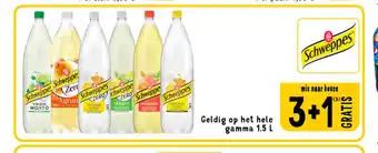 Cora Schweppes 1.5 L aanbieding