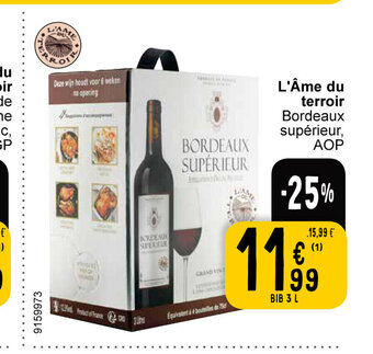 Cora L'Ame du terroir 3 L aanbieding
