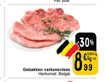 Cora Gebakken varkensvlees aanbieding