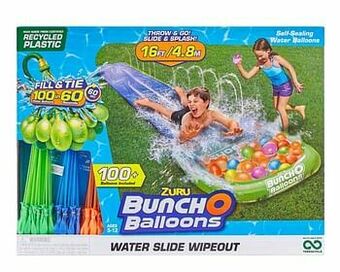 ToyChamp Bunch-o-Balloons waterglijbaan met 100 waterballon aanbieding