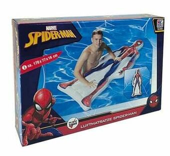 Spider-Man figuur luchtmatras 173x77x16cm