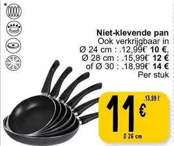 Cora Niet-Klevende Pan Ø26cm aanbieding