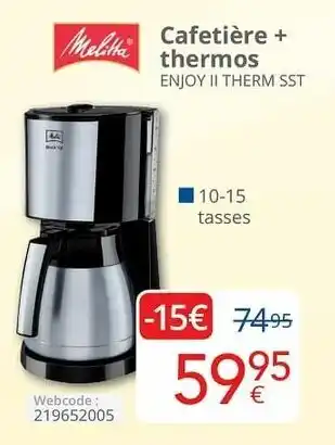 Cafetiere + thermos