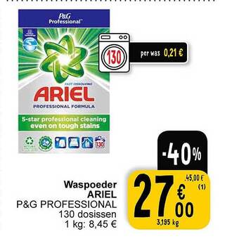 Cora Waspoeder ariel aanbieding