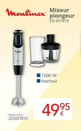 Moulinex Mixeur plongeur DD 657810