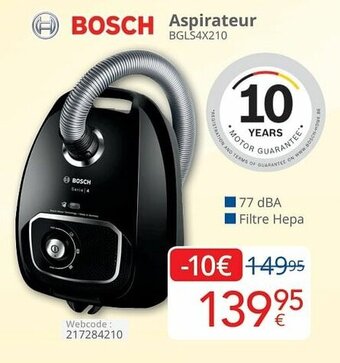 Eldi Bosch Aspirateur BGLS4X210 aanbieding