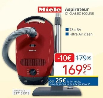 Eldi Miele Aspirateur aanbieding