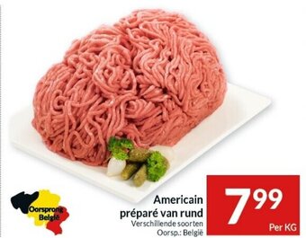 Americain prepare van rund