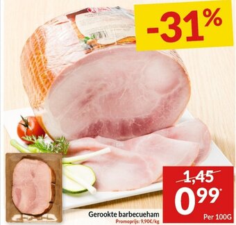 Gerookte barbecueham 100g