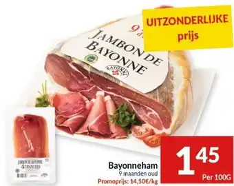 Intermarché Bayonneham 100g aanbieding