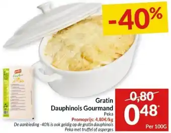 Intermarché Gratin Dauphinois Gourmand 100g aanbieding