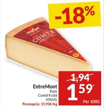 Intermarché EntreMont 100g aanbieding