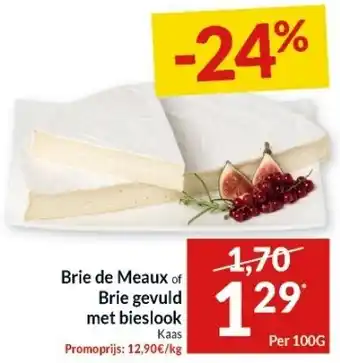 Brie de Meaux Brie gevuld met bieslook 100g