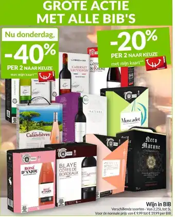 Intermarché Wijn in bib aanbieding