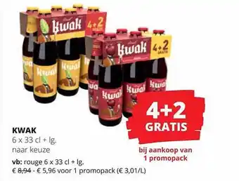 Spar Colruyt Kwak aanbieding