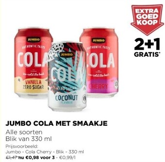 Jumbo Jumbo cola met smaakje aanbieding