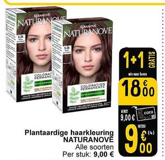Cora Plantaardige haarkleuring naturanove aanbieding