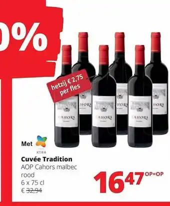Spar Colruyt Cuvée tradition aop cahors malbec aanbieding