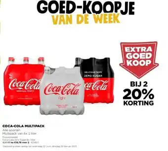 Jumbo Coca-cola multipack aanbieding