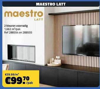 Maestro latt