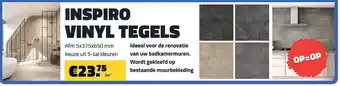 Bouwcenter Frans Vlaeminck Inspiro vinyl tegels aanbieding