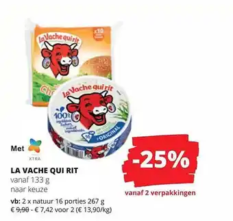 Spar Colruyt La vache qui rit aanbieding