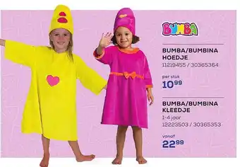 Bumba-bumbina hoedje, bumba-bumbina kleedje