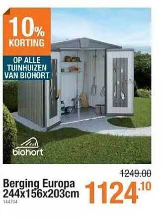 Cevo Tuinhuizen van biohort aanbieding