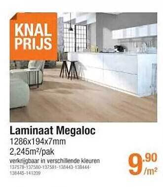 Cevo Laminaat megaloc aanbieding